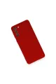 Samsung Galaxy S21 Plus Kılıf Nano İçi Kadife Silikon - Kırmızı