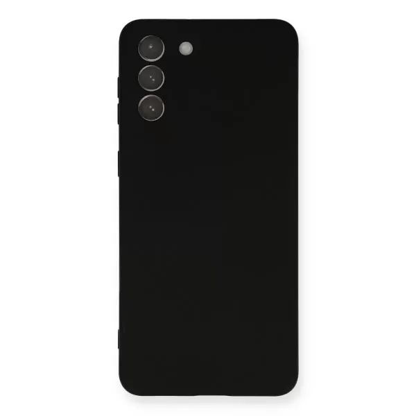 Samsung Galaxy S21 Plus Kılıf Nano İçi Kadife Silikon - Siyah