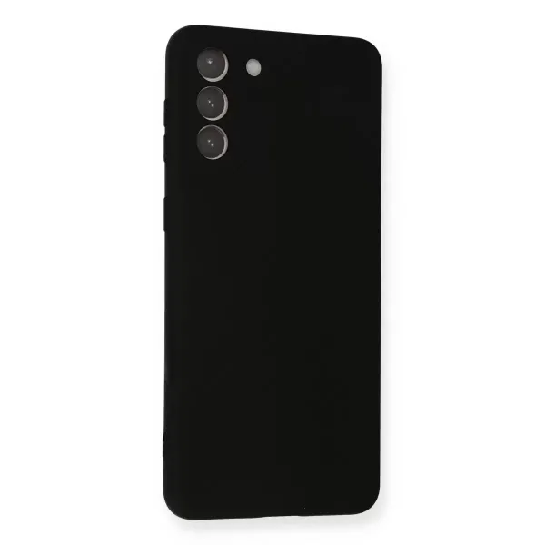 Samsung Galaxy S21 Plus Kılıf Nano İçi Kadife Silikon - Siyah
