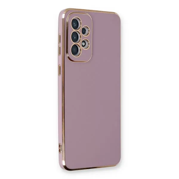 Samsung Galaxy A33 5g Kılıf Volet Silikon - Mor