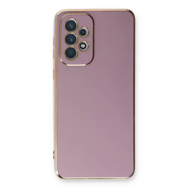 Samsung Galaxy A33 5g Kılıf Volet Silikon - Mor