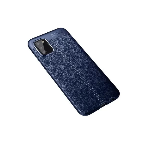 Samsung Galaxy A02s Kılıf Auto Focus Kapak - Lacivert