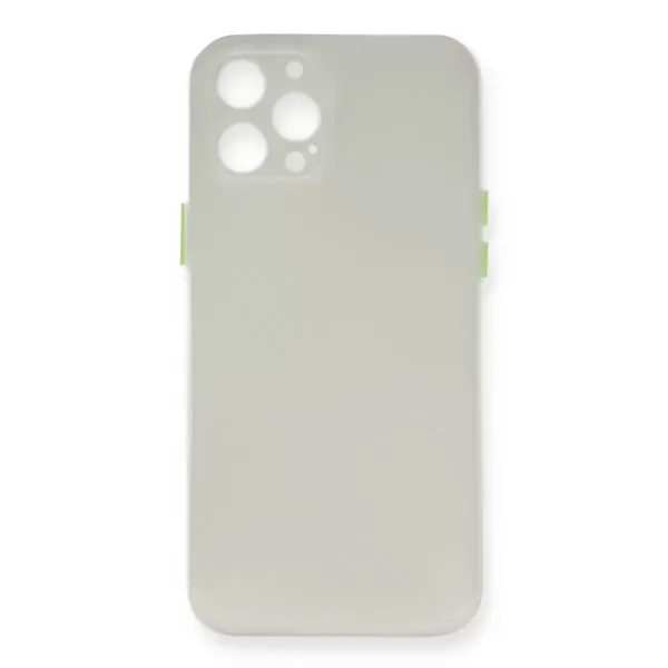 Apple İphone 12 Pro Kılıf Pp Ultra İnce Kapak - Beyaz