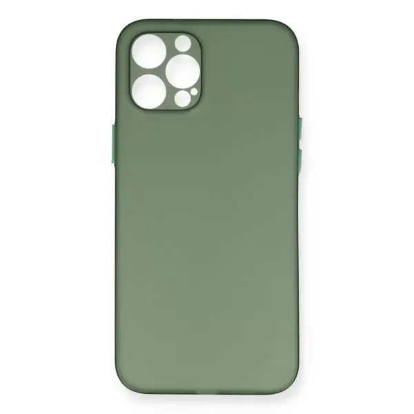 Apple İphone 12 Pro Kılıf Pp Ultra İnce Kapak - Yeşil