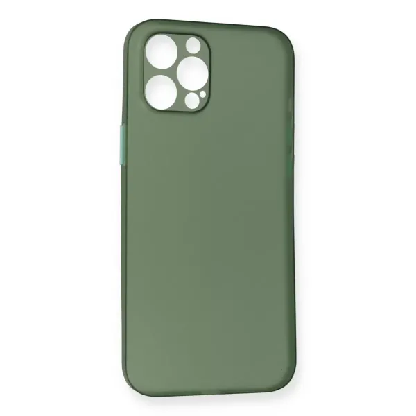 Apple İphone 12 Pro Kılıf Pp Ultra İnce Kapak - Yeşil