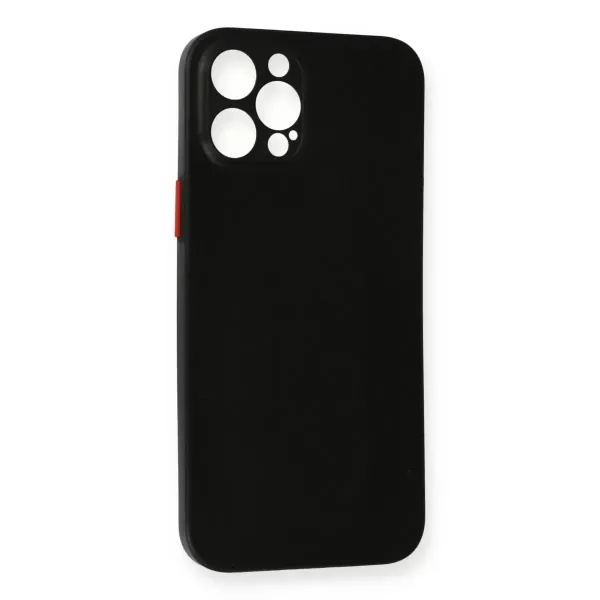 Apple İphone 12 Pro Max Kılıf Pp Ultra İnce Kapak - Siyah