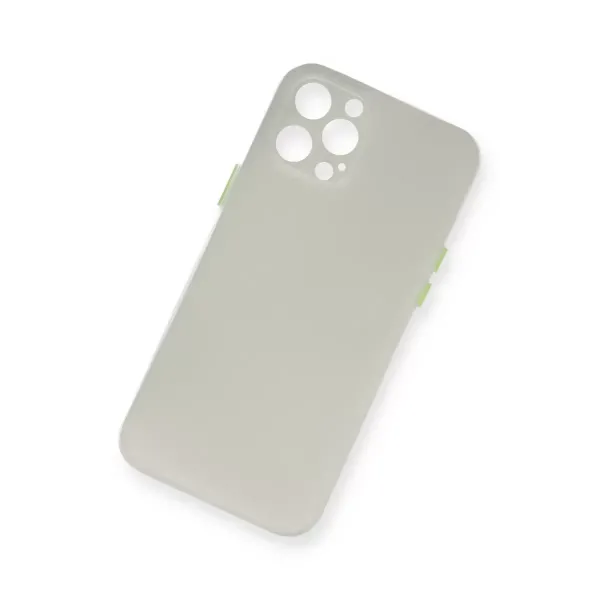 Apple İphone 12 Pro Max Kılıf Pp Ultra İnce Kapak - Beyaz