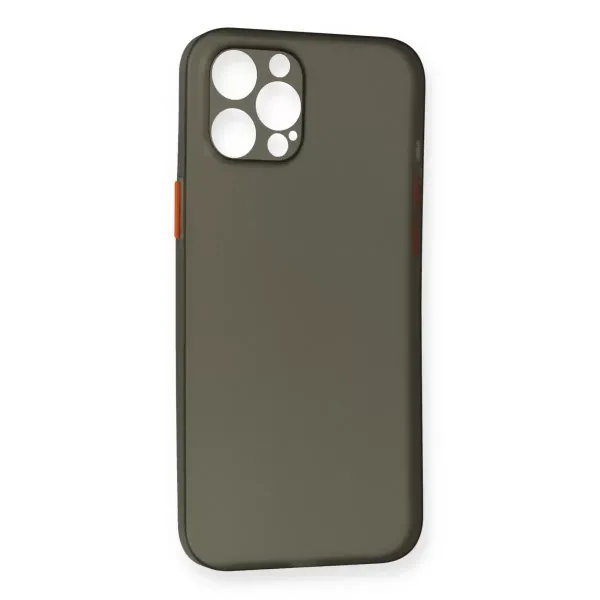 Apple İphone 12 Pro Max Kılıf Pp Ultra İnce Kapak - Gri