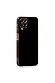 Samsung Galaxy A22 Kılıf Volet Silikon - Siyah
