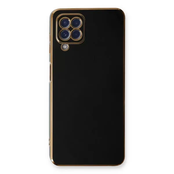 Samsung Galaxy A22 Kılıf Volet Silikon - Siyah