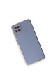 Samsung Galaxy A22 Kılıf Volet Silikon - Mavi