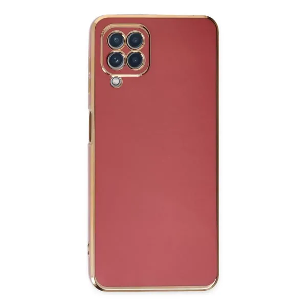 Samsung Galaxy A22 Kılıf Volet Silikon - Kırmızı