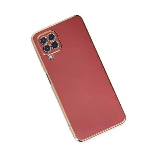 Samsung Galaxy A22 Kılıf Volet Silikon - Kırmızı