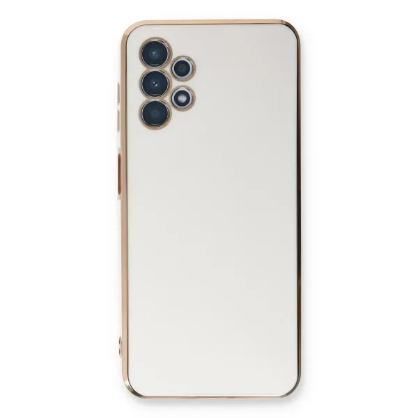 Samsung Galaxy A13 4g Kılıf Volet Silikon - Beyaz