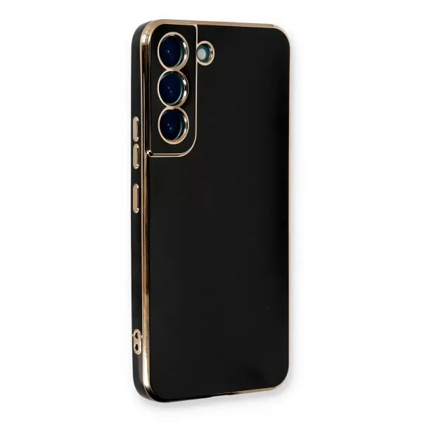 Samsung Galaxy S22 Plus Kılıf Volet Silikon - Siyah