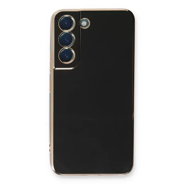 Samsung Galaxy S22 Plus Kılıf Volet Silikon - Siyah