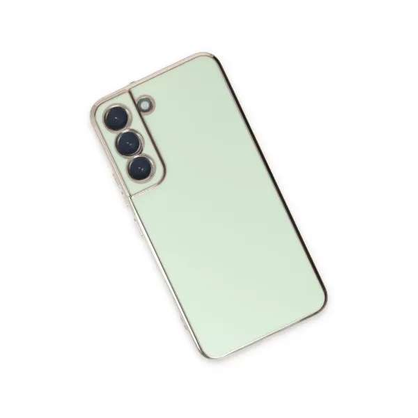 Samsung Galaxy S22 Plus Kılıf Volet Silikon - Açık Yeşil