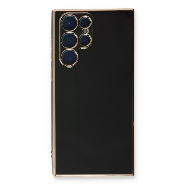 Samsung Galaxy S22 Ultra Kılıf Volet Silikon - Siyah