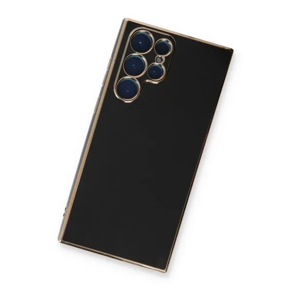 Samsung Galaxy S22 Ultra Kılıf Volet Silikon - Siyah