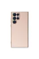 Samsung Galaxy S22 Ultra Kılıf Volet Silikon - Pembe