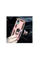 Samsung Galaxy A02 Kılıf Sofya Yüzüklü Silikon Kapak - Rose