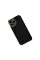 Apple İphone 13 Pro Max Kılıf Volet Silikon - Siyah