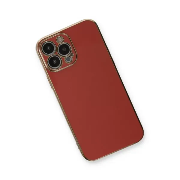 Apple İphone 13 Pro Max Kılıf Volet Silikon - Kırmızı