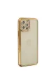 Apple İphone 12 Pro Kılıf Joke Taşlı Silikon - Gold