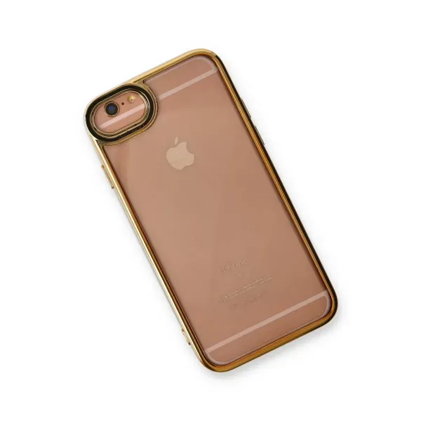 Apple İphone 6 Kılıf Liva Lens Silikon - Siyah