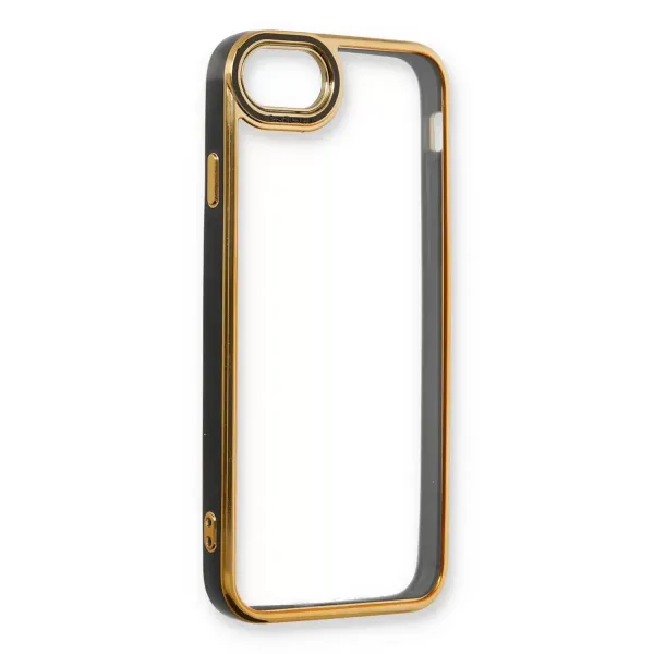 Apple İphone 6 Kılıf Liva Lens Silikon - Siyah