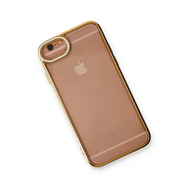 Apple İphone 6 Kılıf Liva Lens Silikon - Beyaz