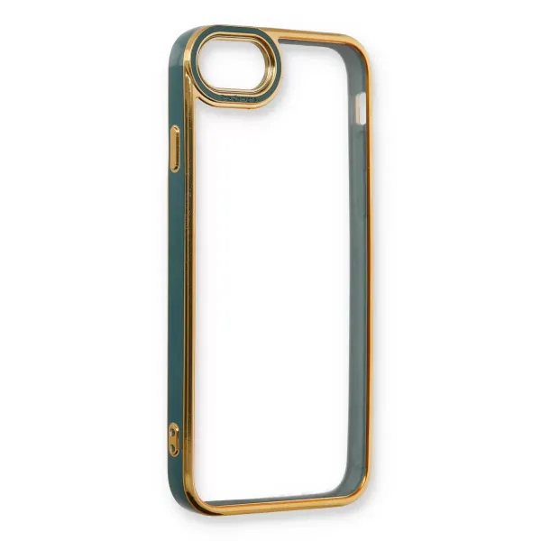 Apple İphone 6 Kılıf Liva Lens Silikon - Yeşil