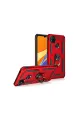 Xiaomi Redmi 9c Kılıf Sofya Yüzüklü Silikon Kapak - Gold