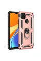 Xiaomi Redmi 9c Kılıf Sofya Yüzüklü Silikon Kapak - Rose