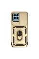 Samsung Galaxy M33 Kılıf Pars Lens Yüzüklü Silikon - Gold