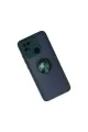 Xiaomi Redmi 10c Kılıf Montreal Yüzüklü Silikon Kapak - Yeşil