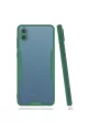 Samsung Galaxy A02 Kılıf Platin Silikon - Yeşil