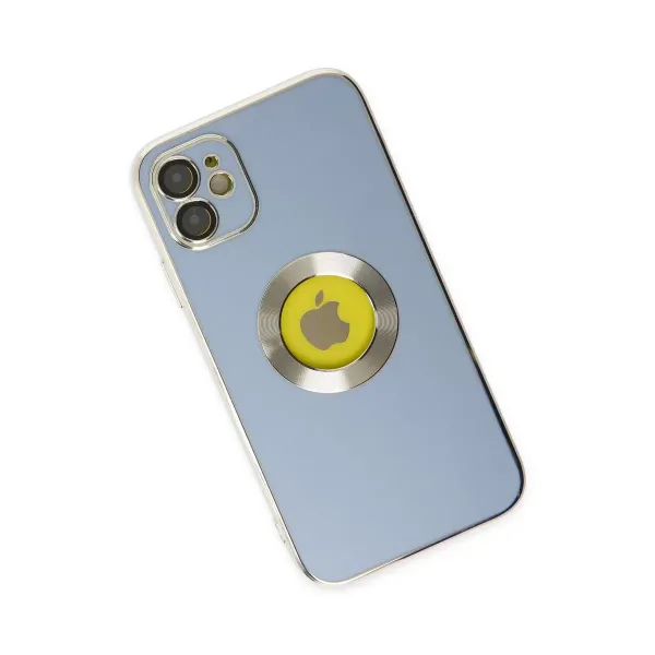 Apple İphone 12 Kılıf Store Silikon - Sierra Blue
