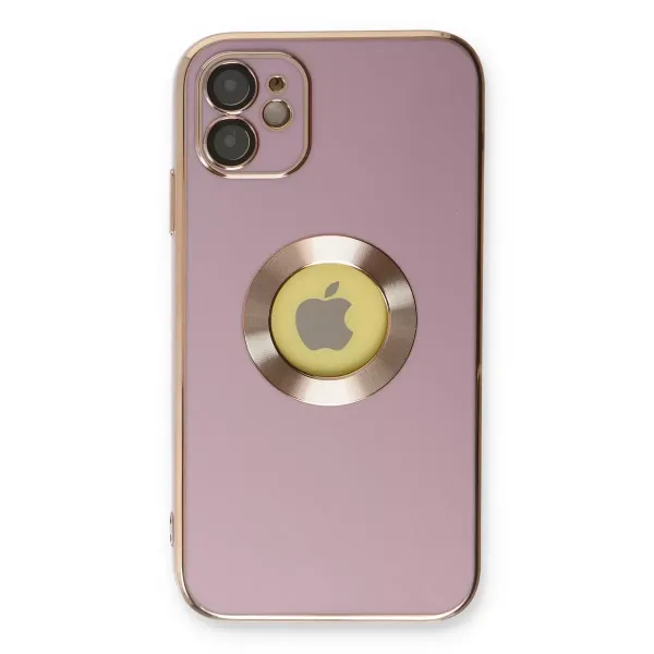Apple İphone 12 Kılıf Store Silikon - Mor