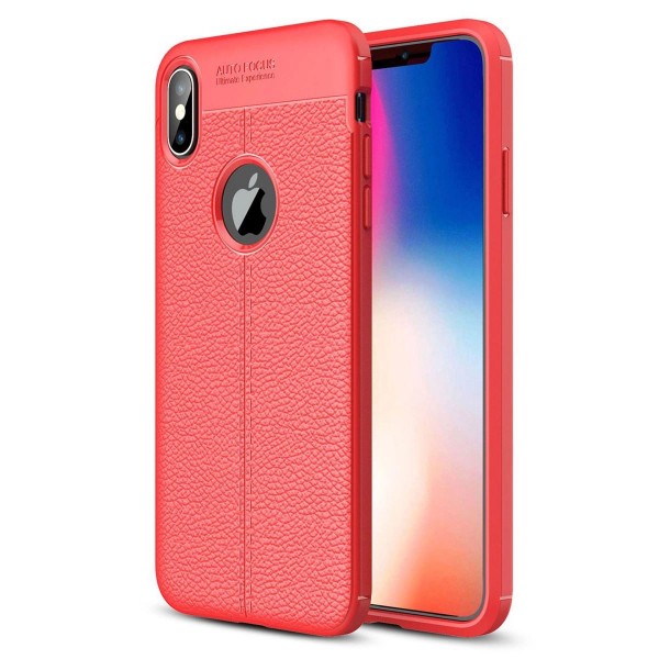 Apple İphone X Kılıf Auto Focus Kapak - Kırmızı
