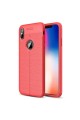 Apple İphone X Kılıf Auto Focus Kapak - Kırmızı