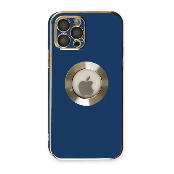 Apple İphone 12 Pro Kılıf Store Silikon - Mavi