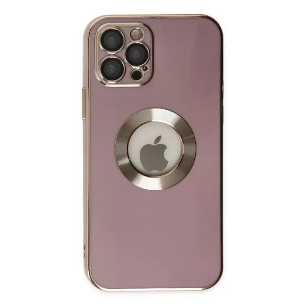 Apple İphone 12 Pro Kılıf Store Silikon - Mor