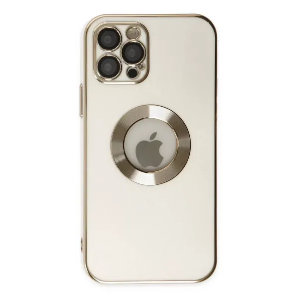 Apple İphone 12 Pro Max Kılıf Store Silikon - Beyaz
