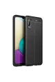 Samsung Galaxy A02 Kılıf Auto Focus Kapak - Siyah