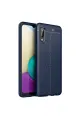 Samsung Galaxy A02 Kılıf Auto Focus Kapak - Lacivert