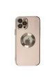 Apple İphone 12 Pro Max Kılıf Store Silikon - Pembe