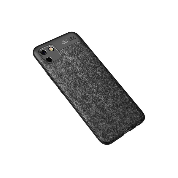 Realme C11 2021 Kılıf Auto Focus Kapak - Siyah