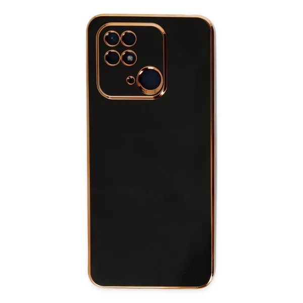 Xiaomi Redmi 10c Kılıf Volet Silikon - Siyah