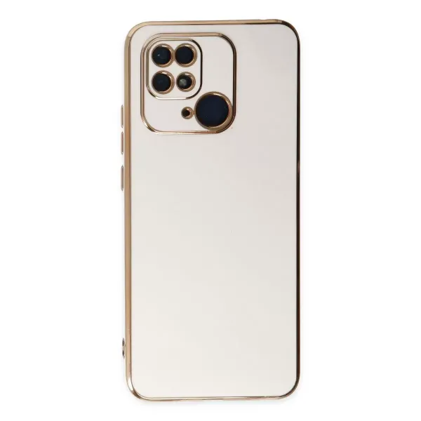 Xiaomi Redmi 10c Kılıf Volet Silikon - Beyaz